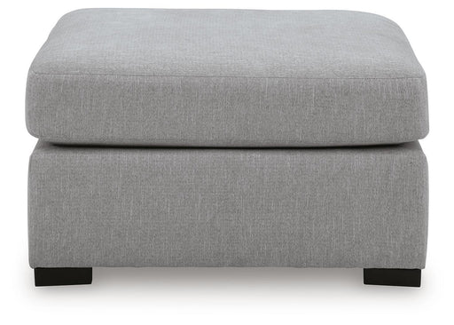 Lakepoint - Oversized Accent Ottoman - Nickel Benchcraft®