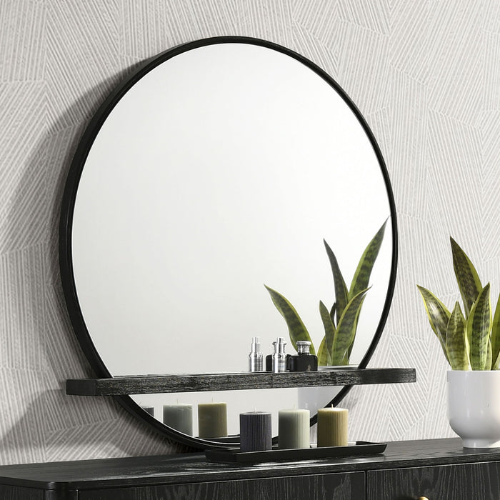 Benson - Round Dresser Mirror Furniture Max