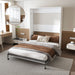 Queen Murphy Bed, Foldable Wall Bed, Space Saving Design For Bedrooms - White Home Essentials