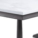 Yabeina - Dining Table - Marble Top Top & Gray Oak ACME