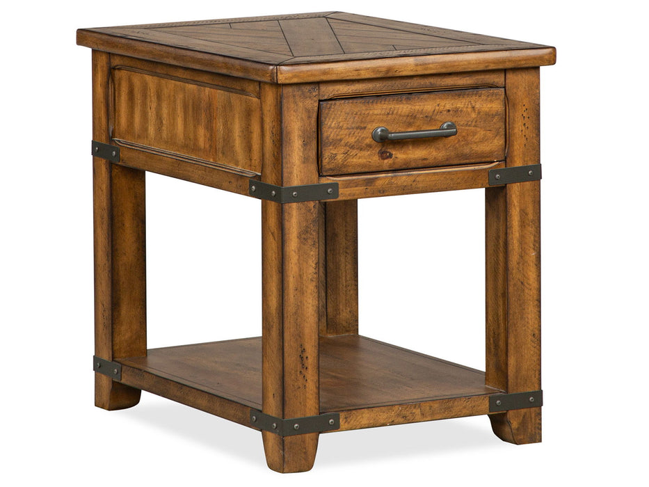 Chesterfield - Rectangular End Table - Farmhouse Timber Magnussen Furniture