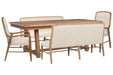 Woodward - Trestle Extendable Dining Table Set Magnussen Furniture