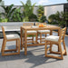 Patio Bar Set With Ergonomic Chairs Hearth and Haven