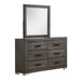 1 Piece Dresser Bar Handle Bedroom Furniture - Gray Home Essentials