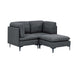 Upholstered Modular Sectional & Tall Legs Home Essentials