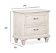 Newport - Drawer Nightstand - Alabaster Magnussen Furniture