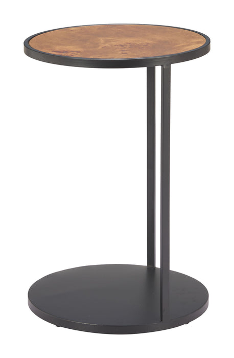 Nodo - Side Table - Brown / Black Zuo Modern