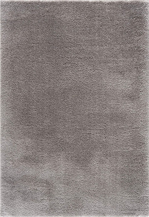 4' x 6' Modern Solid Shag Area Rug - Ivory