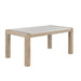 Vanilla - Real Marble Dining Table - Beige / Light Natural Global Furniture USA