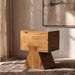 Nico - Stool Ottoman - Brown Jennifer Taylor Home