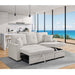 Upholstered Sectional & Pull Out Bed And Chaise Storage Home Essentials