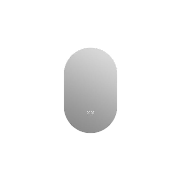 Smart Wall Mounted LED Touch Screen Mirror With Anti-Fog Function And Adjustable Lighting Daily Nest