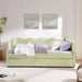 Gingham Daybed With USB Charging Port, Wave-Shaped Design Home Essentials