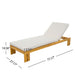 Outdoor Chaise Lounge With 5 Position Adjustable Backrest Noble House
