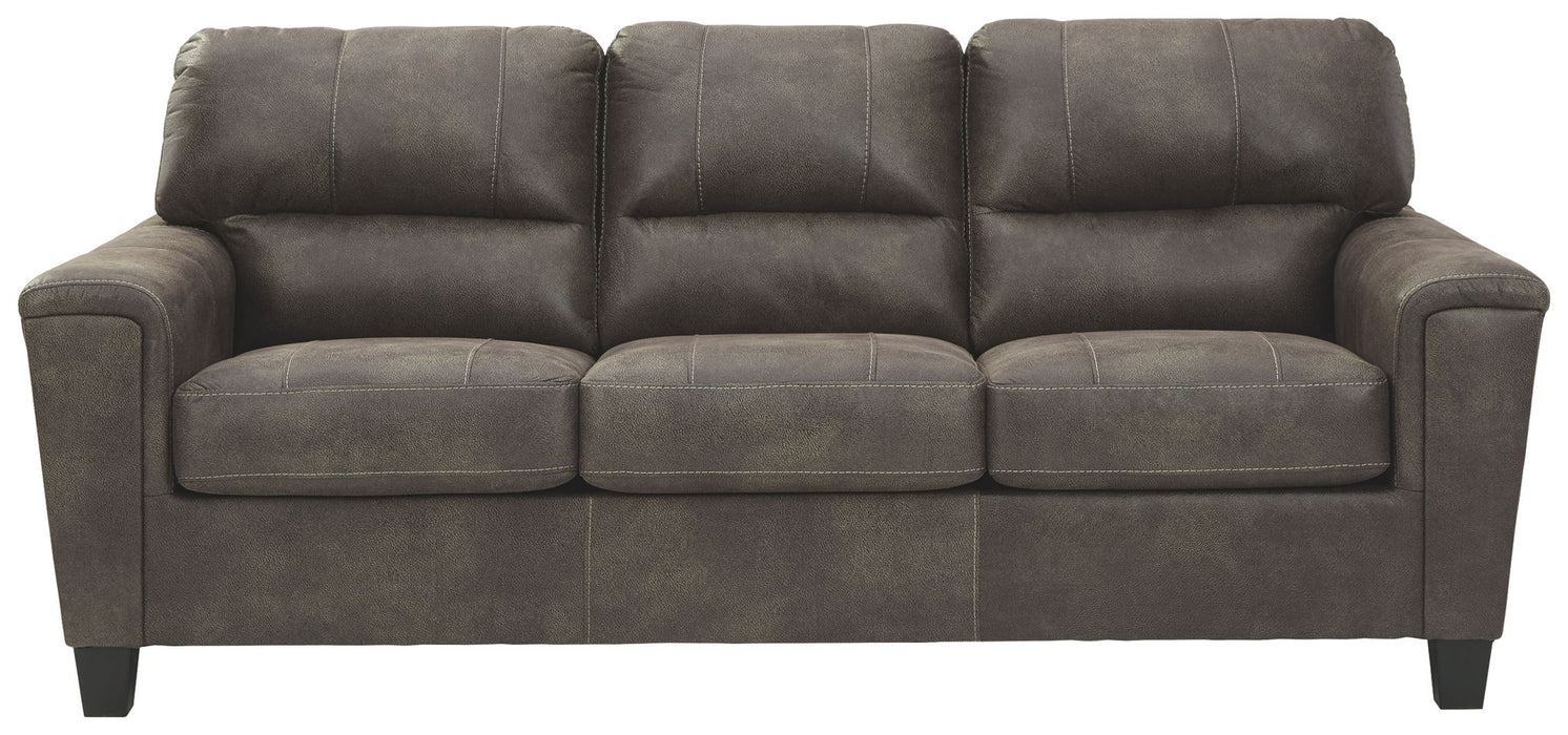 Navi - Queen Sofa Sleeper - Smoke Signature Design by Ashley®