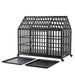 Heavy Duty Dog Crate Lockable Wheels Daily Nest