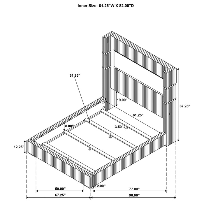 Judah - Flame Visualizer Bed Furniture Max