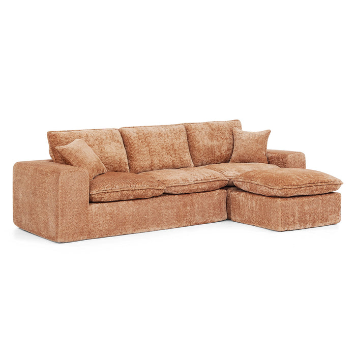 Sectional Sofa With Moveable Ottoman Home Essentials