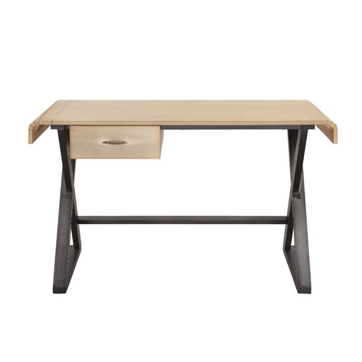 Danton - Executive Writing Desk - Gold Aluminum ACME