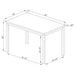 Rectangle Dining Table - Gray Furniture Max