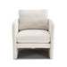 Armchair With Low Profile Curved Frame - Beige Home Essentials