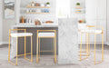 Fuji - Contemporary / Glam & Quality Construction Barstool Lumi Source