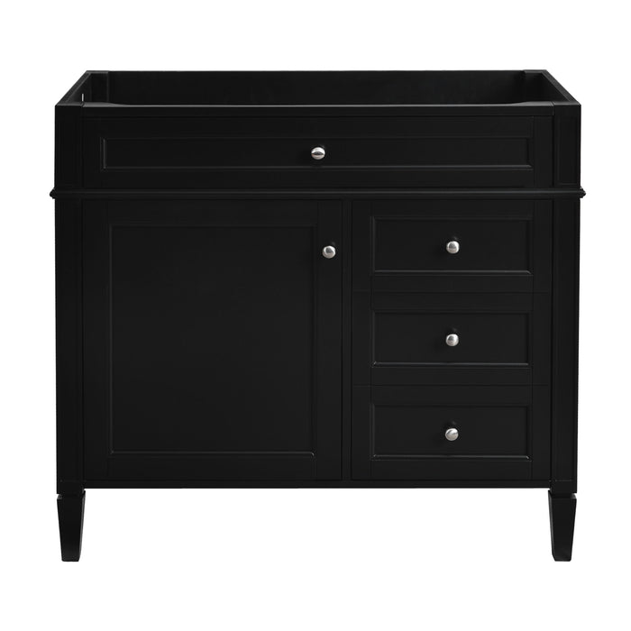 Bathroom Vanity With 2 Drawers And Tip-Out Drawer, Storage Cabinet Hearth and Haven