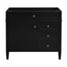 Bathroom Vanity With 2 Drawers And Tip-Out Drawer, Storage Cabinet Hearth and Haven