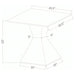 Exeter - Table With Glass Top Furniture Max