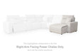 Modmax II - RAF Press Back Power Chaise - Stone Signature Design by Ashley®