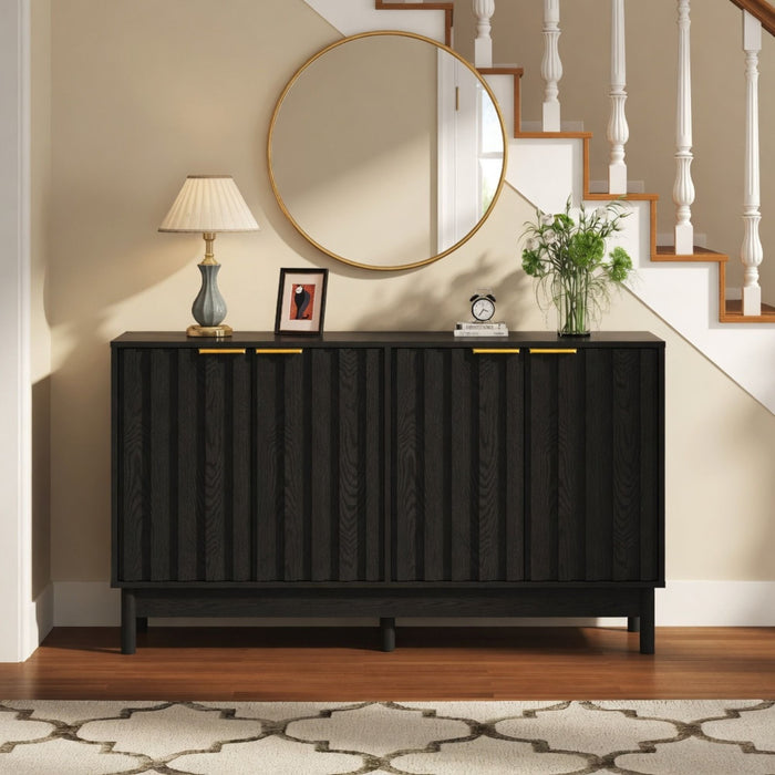 Buffet Cabinet With Adjustable Shelves Home Essentials