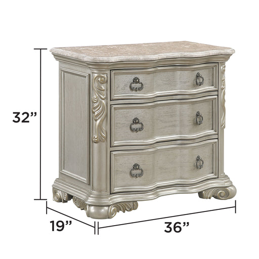 Bella - Nightstand - Champagne Matrix Furniture Group