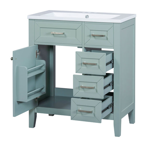 Modern Bathroom Vanity With Sink Combo, 3 Drawers Hearth and Haven