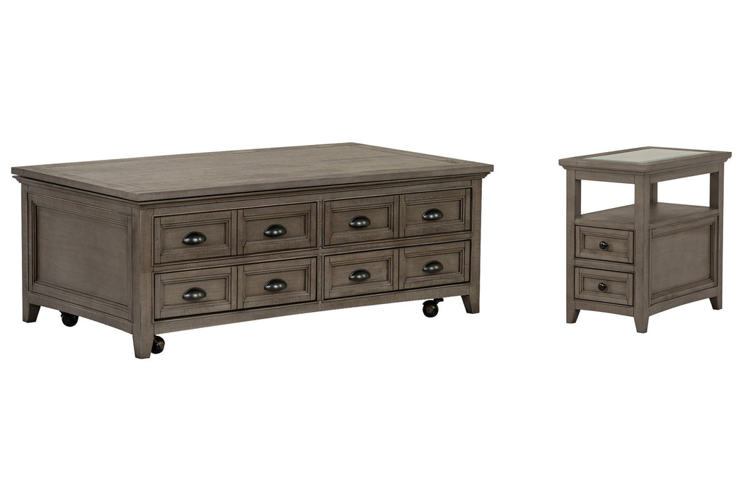 Paxton Place - Lift Top Storage Caster Cocktail Table Set Magnussen Furniture