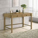 Benson - 2 Drawer Vanity Desk Makeup Table - Sand Furniture Max
