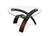 Allure - Pie Shaped Cocktail Table Base - Hazlenut Magnussen Furniture