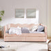 Gingham Daybed With USB Charging Port, Wave-Shaped Design Home Essentials