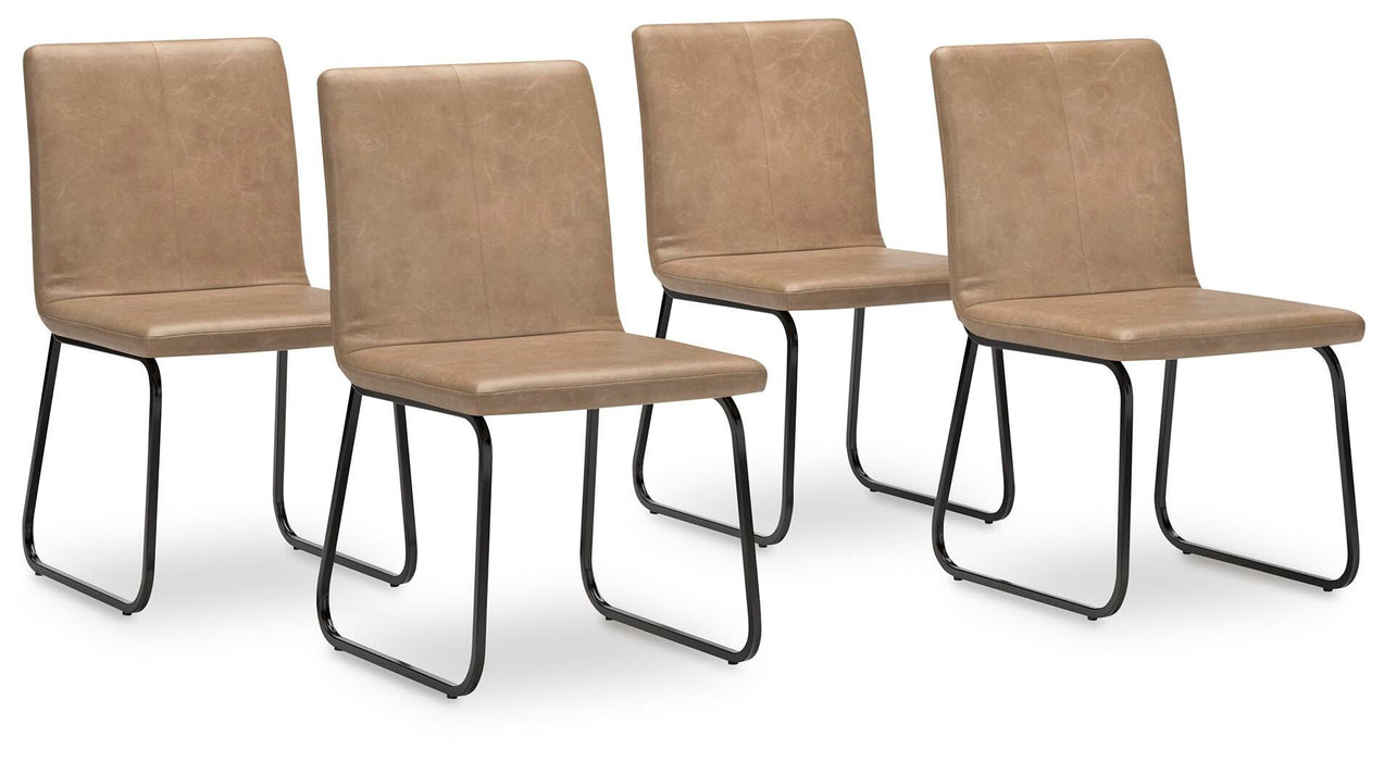 Pharwynn - Dining Upholstered Side Chair (Set of 4) - Toast Signature Design by Ashley®