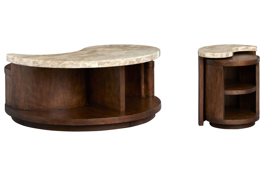 McPherson - Round Cocktail Table Set Magnussen Furniture