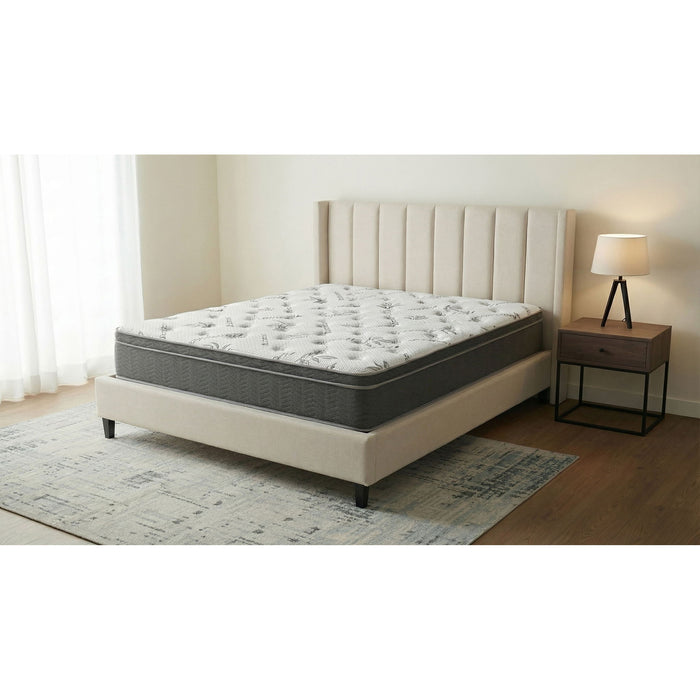 Vancouver - 13" Euro Top Hybrid Mattress With Bamboo Cover And Gel Memory Foam Furniture Max