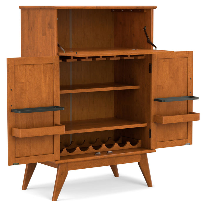 Draper - Mid Century Bar Cabinet Simpli-Home