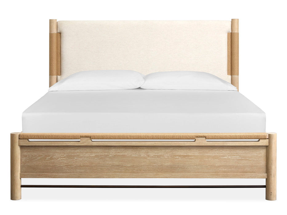 Sunset Cove - Panel Upholstered Bed Magnussen Furniture