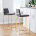 Fuji - Contemporary Design High Back Barstool Lumi Source