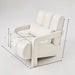 Modern Upholstered Accent Chair, Comfortable Fabric With A Pillow For Living Room Home Essentials