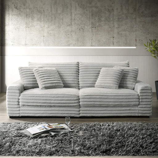 Embrace - Right Arm Facing Chair - Gray New Classic