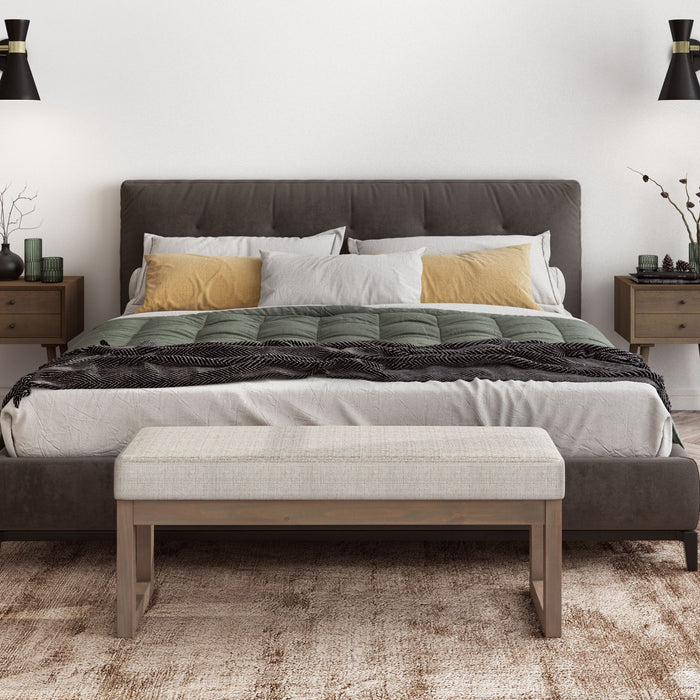 Milltown - Upholstered Ottoman Bench Simpli-Home