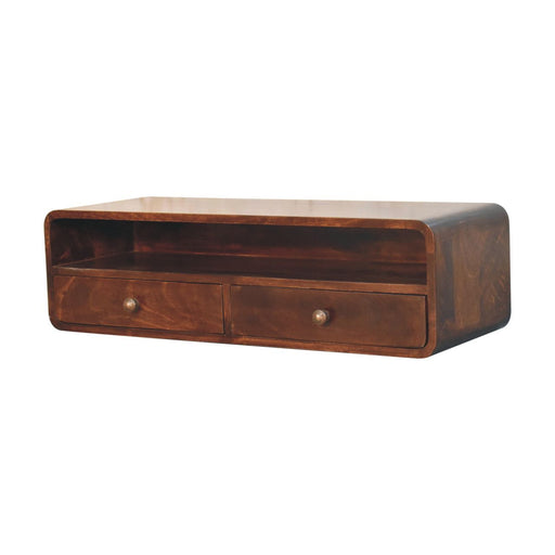 Floating Open Console - Walnut Artisan Furniture