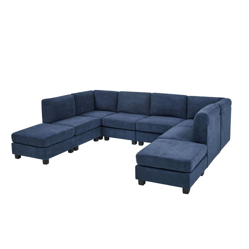 Upholstered Modular Sectional With Removable Cushions Home Essentials