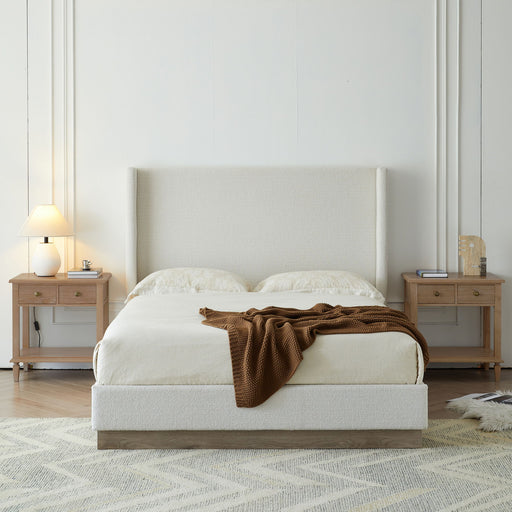 Hale - Upholstered Wingback Bed House & Home Furniture