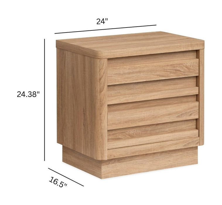 Brentwood Heights - Drawer Nightstand - Provincial Brown Magnussen Furniture